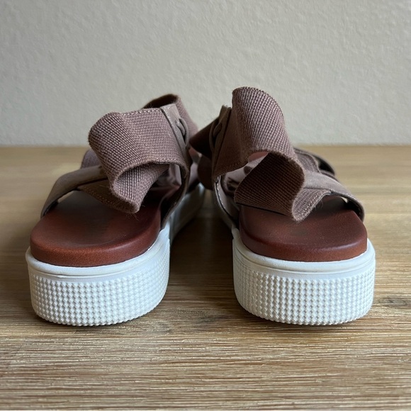 MIA Gizela Wide-Strap Sandals Women’s 8.5 Brown Platform Modern Comfort Shoe - Picture 9 of 11